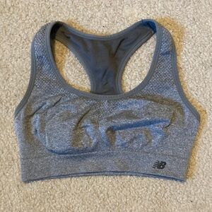 New Balance Gray Sports Bra